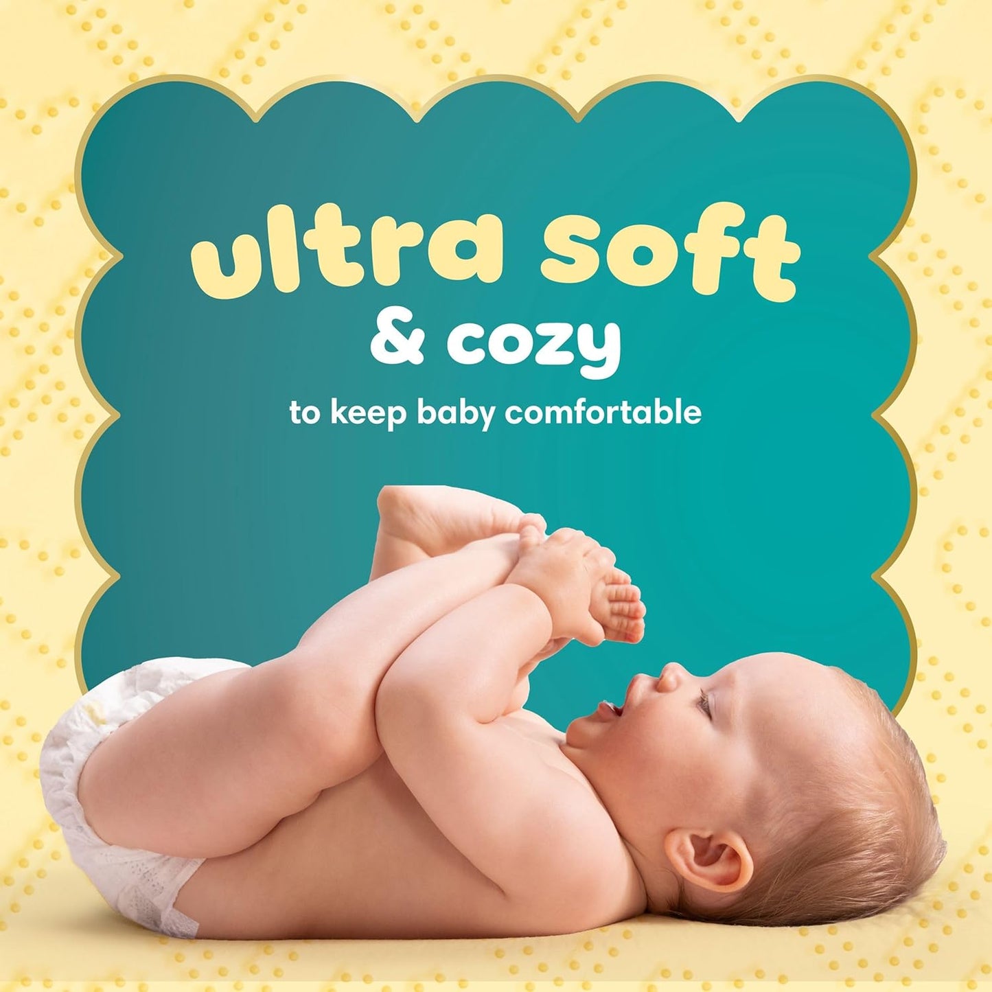 Pampers Swaddlers Windeln, Größe 0 (bis 4,5 kg), 84 Stück, Saugfähig, Hält Babys trocken und bequem, Hautverträgliche Einwegwindel