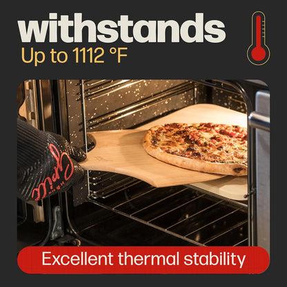 HANS GRILL PIZZA STONE | Rectangular Pizza Stone For Oven Baking & BBQ Grilling