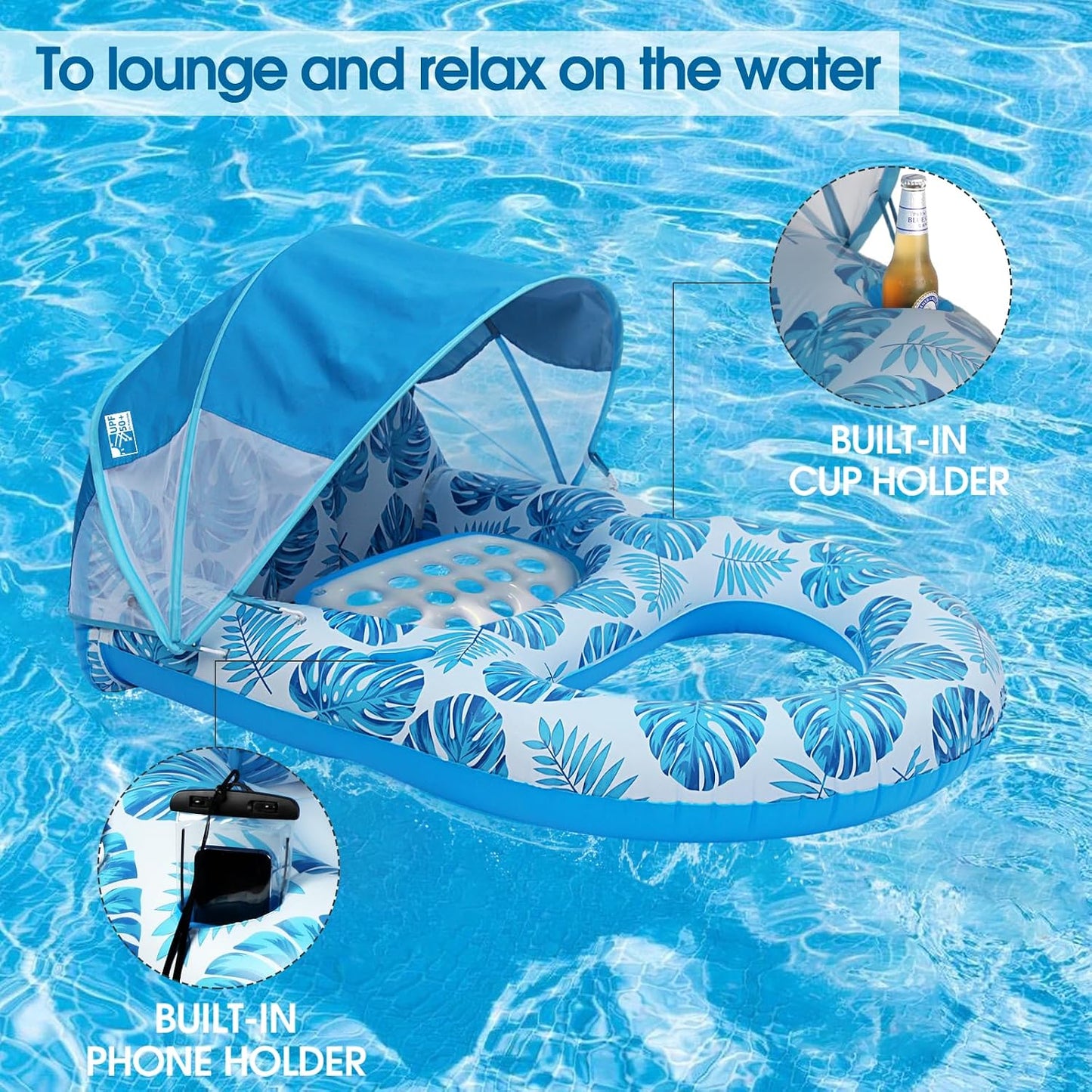 COOLCOOLDEE Pool Lounge Float with Canopy Review: The Ultimate Summer Companion