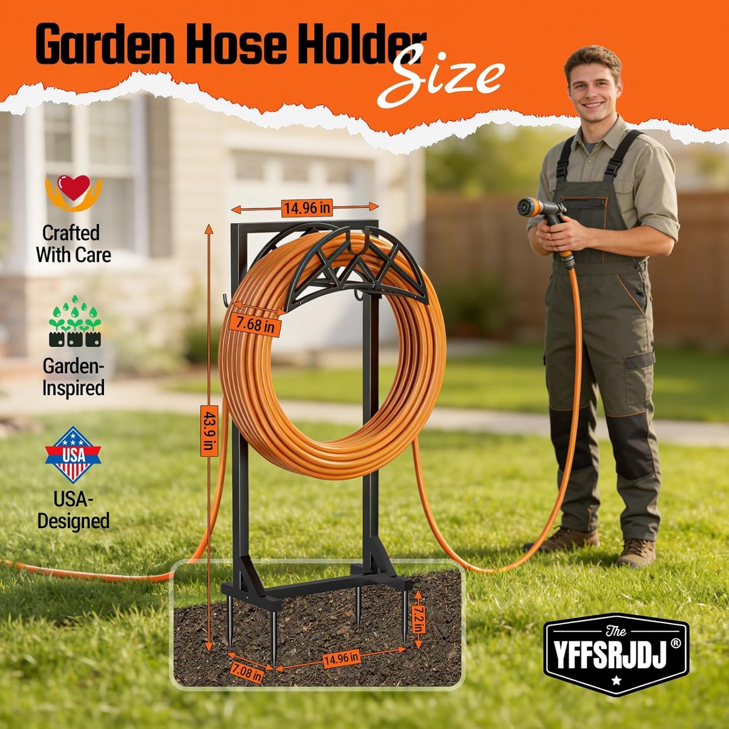 YFFSRJDJ Garden Hose Holder: A Game-Changer for Yard Organization