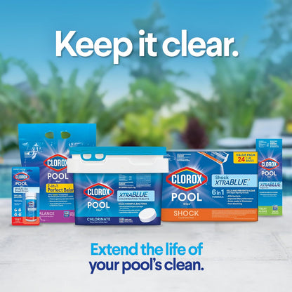 Clorox Pool&Spa XTRABLUE 3” Chlorinating Tablets: Effective Pool Sanitizing Made Easy