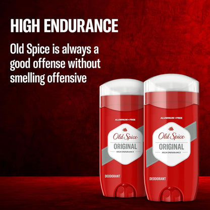 Old Spice High Endurance Deodorant für Herren, Aluminiumfrei, Pure Sport Duft, 107 g