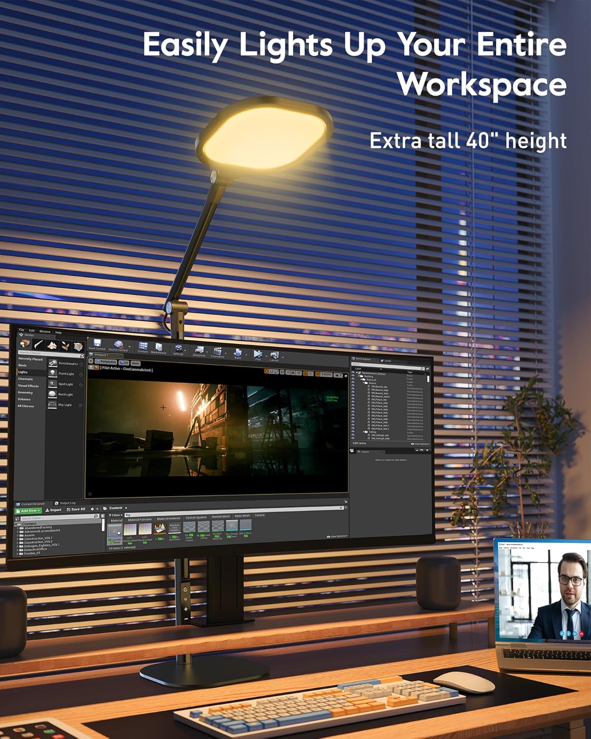 LitONES Led Desk Lamps for Home Office with Base