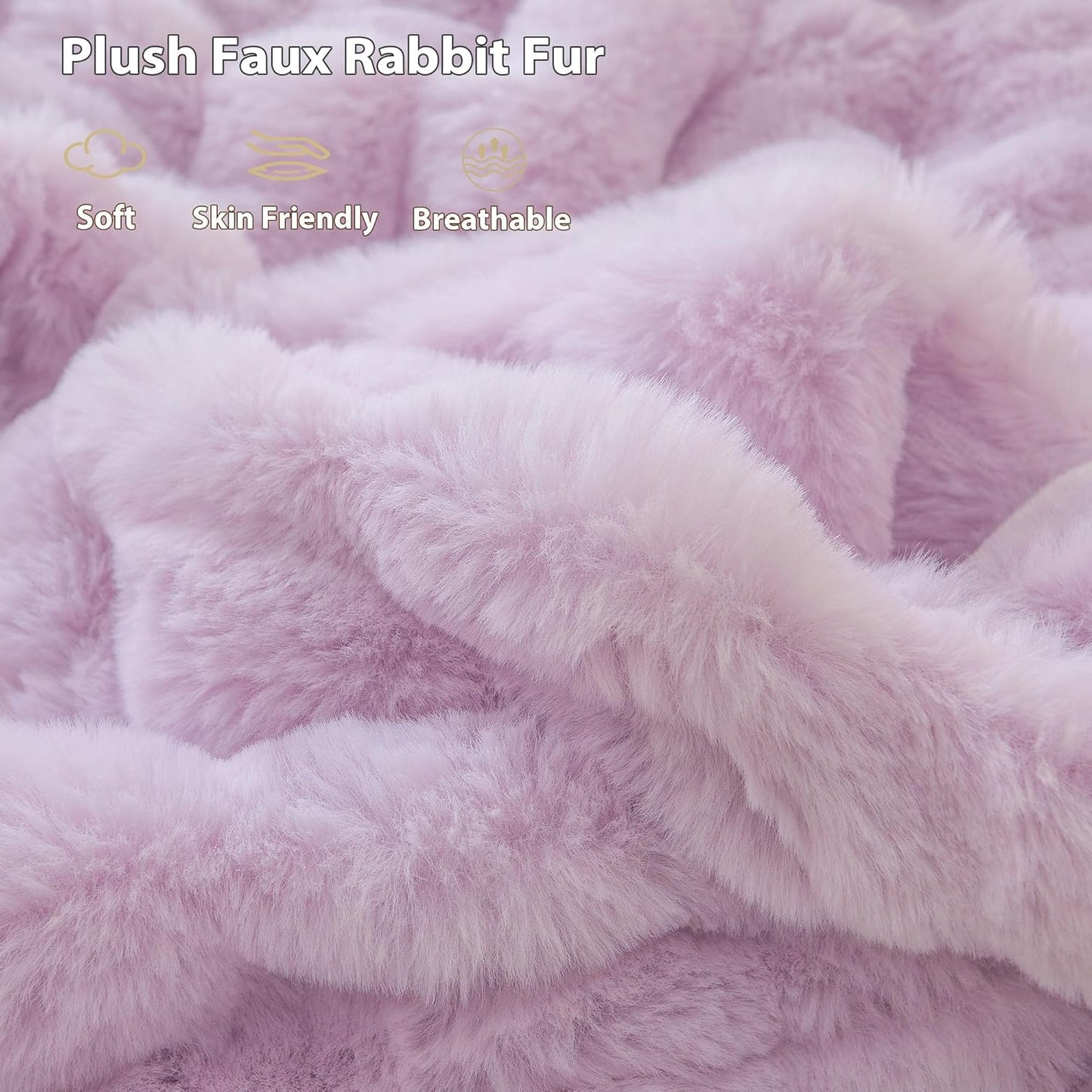 LIFEREVO Fluffy Faux Rabbit Fur Bubble Throw Review: Softness Redefined