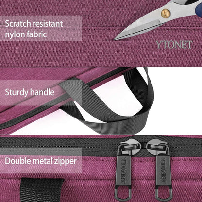 Funda para portátil Ytonet, bolsa para portátil TSA de 15.6 pulgadas, funda para portátil resistente al agua, bolsa de transporte para ordenador compatible con portátiles Lenovo, HP, Dell, Asus, regalos para hombres y mujeres, gris