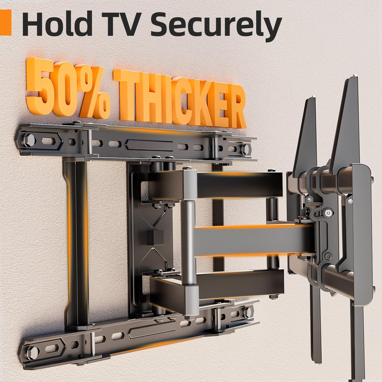 IWORKBOARD 55 65 75 85 inch Tilting TV Wall Mount for 32-90 '' TVs, Low Profile TV Mount Bracket, Safe Lock & Quick Release, Max VESA 600x400mm, 24 inch Studs,132 lbs, Fit Most 55+ 75+ 85+ 86 TVs