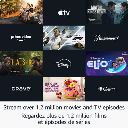 Amazon Fire TV Stick 4K Plus (neuestes Modell), Streaming-Gerät, über 1,2 Millionen Filme und TV-Folgen, unterstützt Wi-Fi 6, schaue kostenloses & Live-TV