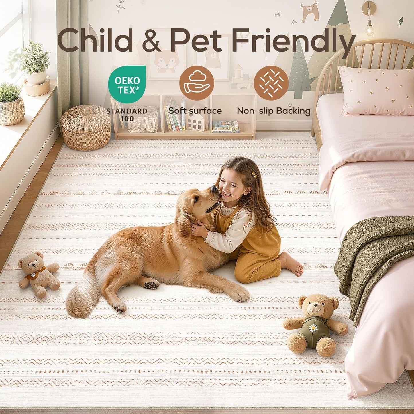 Nakagishi Area Rug: Soft, Stylish, and Practical
