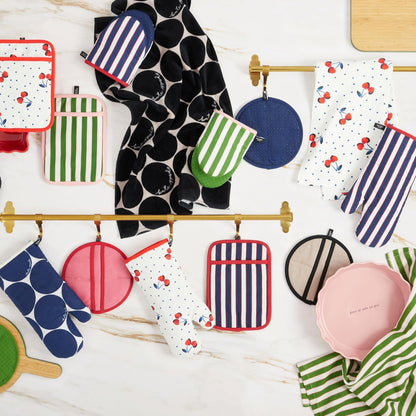 Kate Spade Botanical Stripe Oven Mitt: A Chic Kitchen Essential