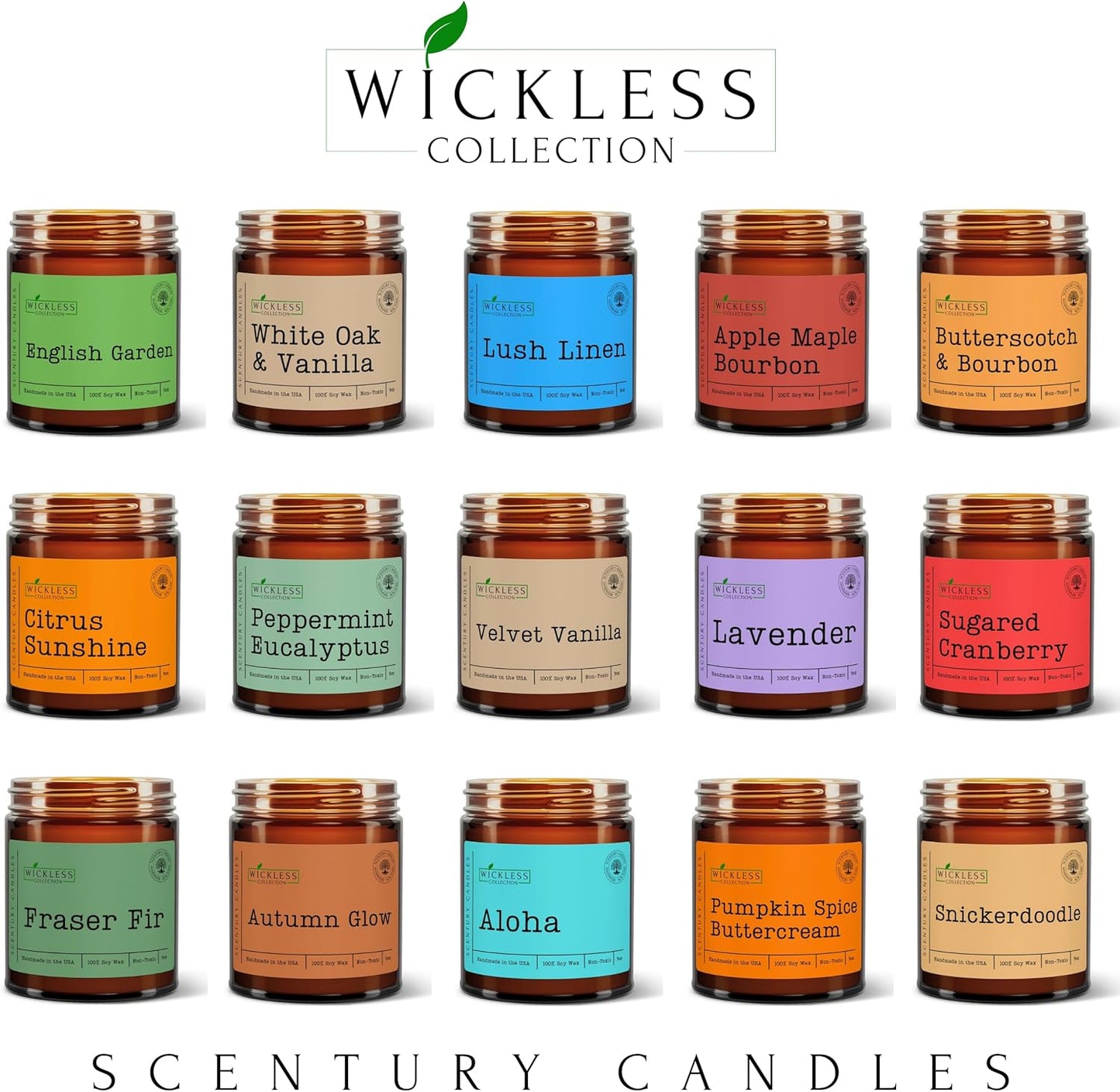 Wickless Citrus Scented Candles for a Cozy Home