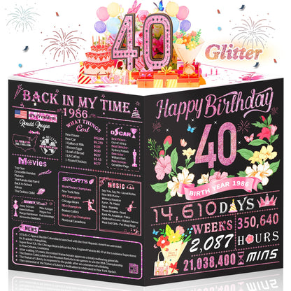 21st Birthday Card,3D Pop Up Funny 21st Birthday Decorations for Girls Granddaughter Sister,Happy 21 Year Old Birthday Gift for Daughter,Great 21Year Old Gifts Idea for Her,Jumbo Rose Glod In 2005
