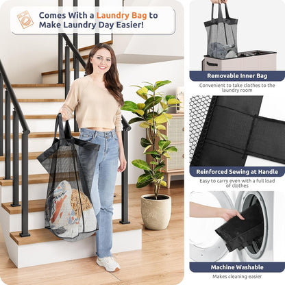 SOLEDI 180L 3-Section Laundry Hamper: A Game-Changer for Laundry Day