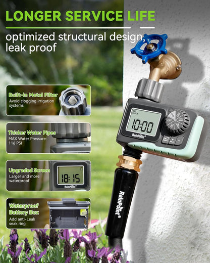 RAINPOINT Sprinkler Timer: A Game-Changer for Your Lawn and Garden