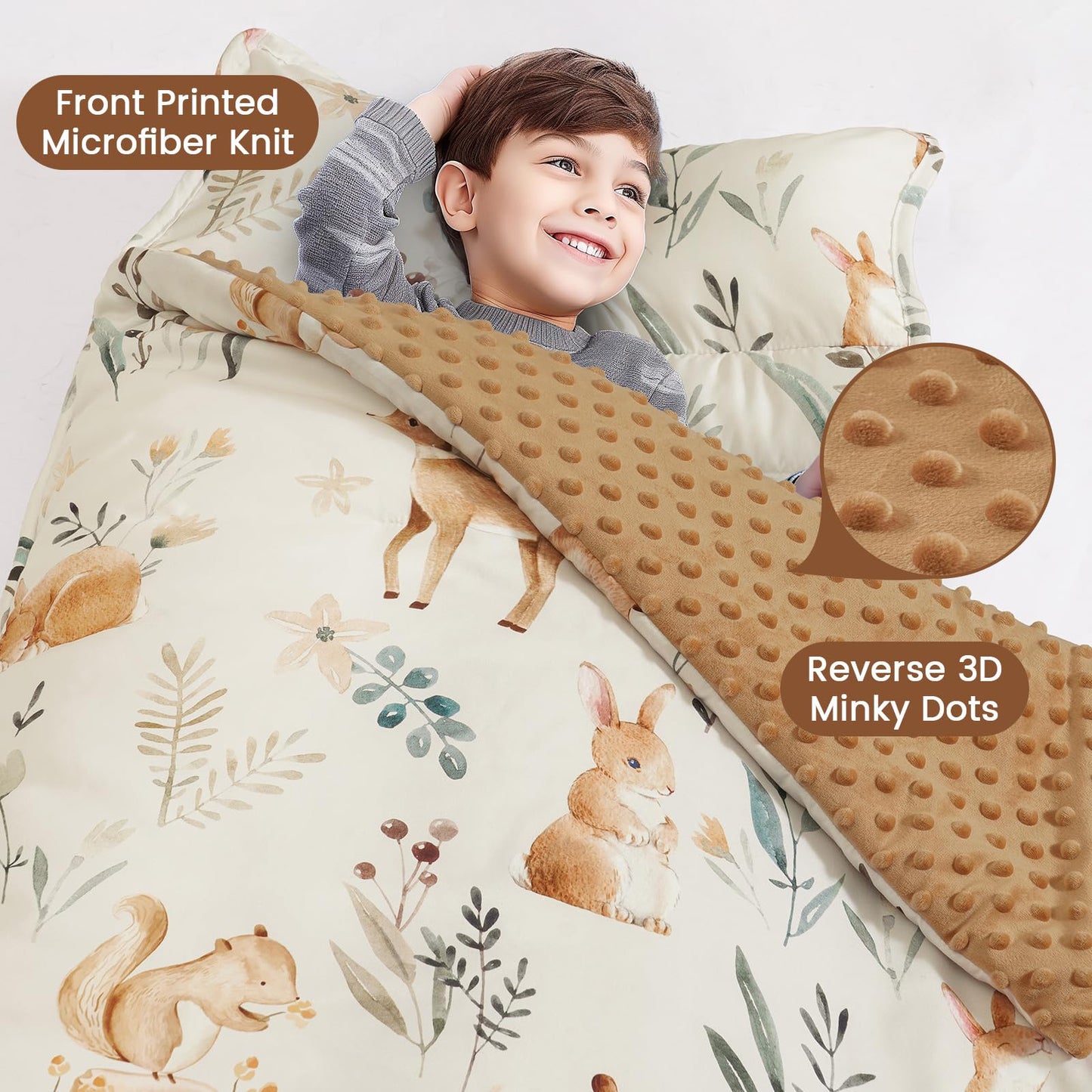 PHF Toddler Nap Mat with Removable Pillow and Minky Blanket, Rollup Design Kids Sleeping Mat, Slumber Bags for Boys, 55"x23" Toddler Sleeping Bag for Daycare Preschool Travel Camping, Space