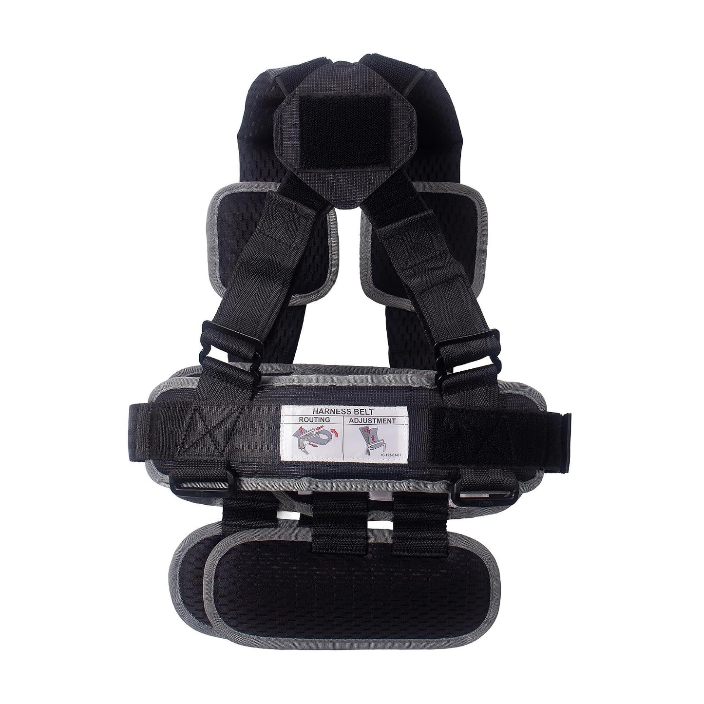 RideSafer Travel Vest Gen 6 - Small (26.5-50 lbs) - Black - Lightweight Portable Child Safety Car Seat for Travel, Rental Cars, Rideshares