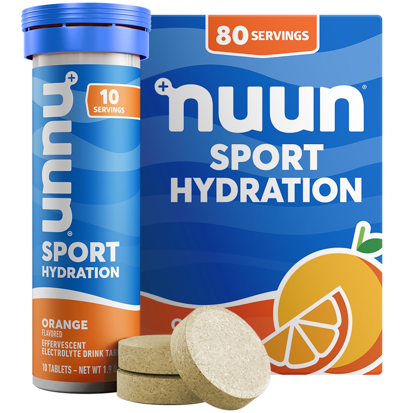 Nuun Sport Electrolyte Tablets with Magnesium, Calcium, Potassium, Chloride & Sodium, Gluten Free & Vegan, Mixed Flavors, 48 Pack (40 Servings Total)