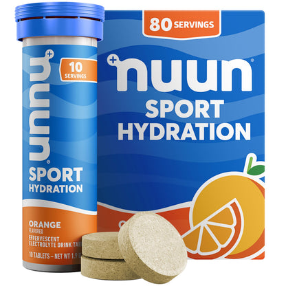 Nuun Sport Electrolyte Tablets with Magnesium, Calcium, Potassium, Chloride & Sodium, Gluten Free & Vegan, Mixed Flavors, 48 Pack (40 Servings Total)