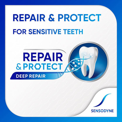 Sensodyne Repair & Protect Extra Frisch Zahnpasta, stärkt und schützt empfindliche Zähne, 75 ml (Verpackung kann variieren)