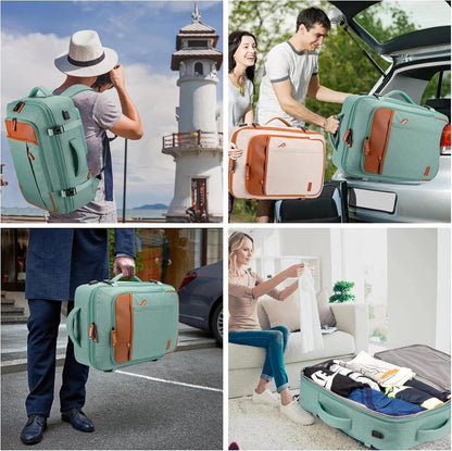 Lumesner Handgepäck Rucksack, extra großer 40L Flugzugelassener Reiserucksack für Damen & Herren