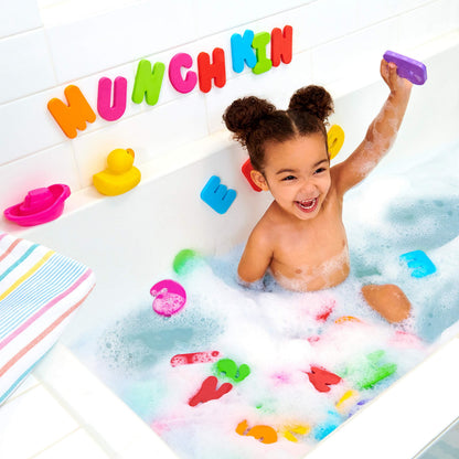 Munchkin® Learn™ Bade-Buchstaben und -Zahlen 36-teiliges Badespielzeug für Kleinkinder
