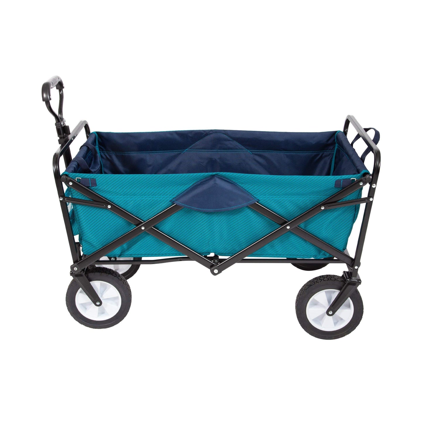 Mac Sports Collapsible Folding Outdoor Utility Wagon, Black