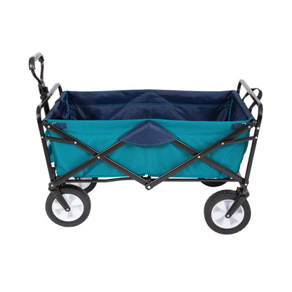 Mac Sports Collapsible Folding Outdoor Utility Wagon, Black