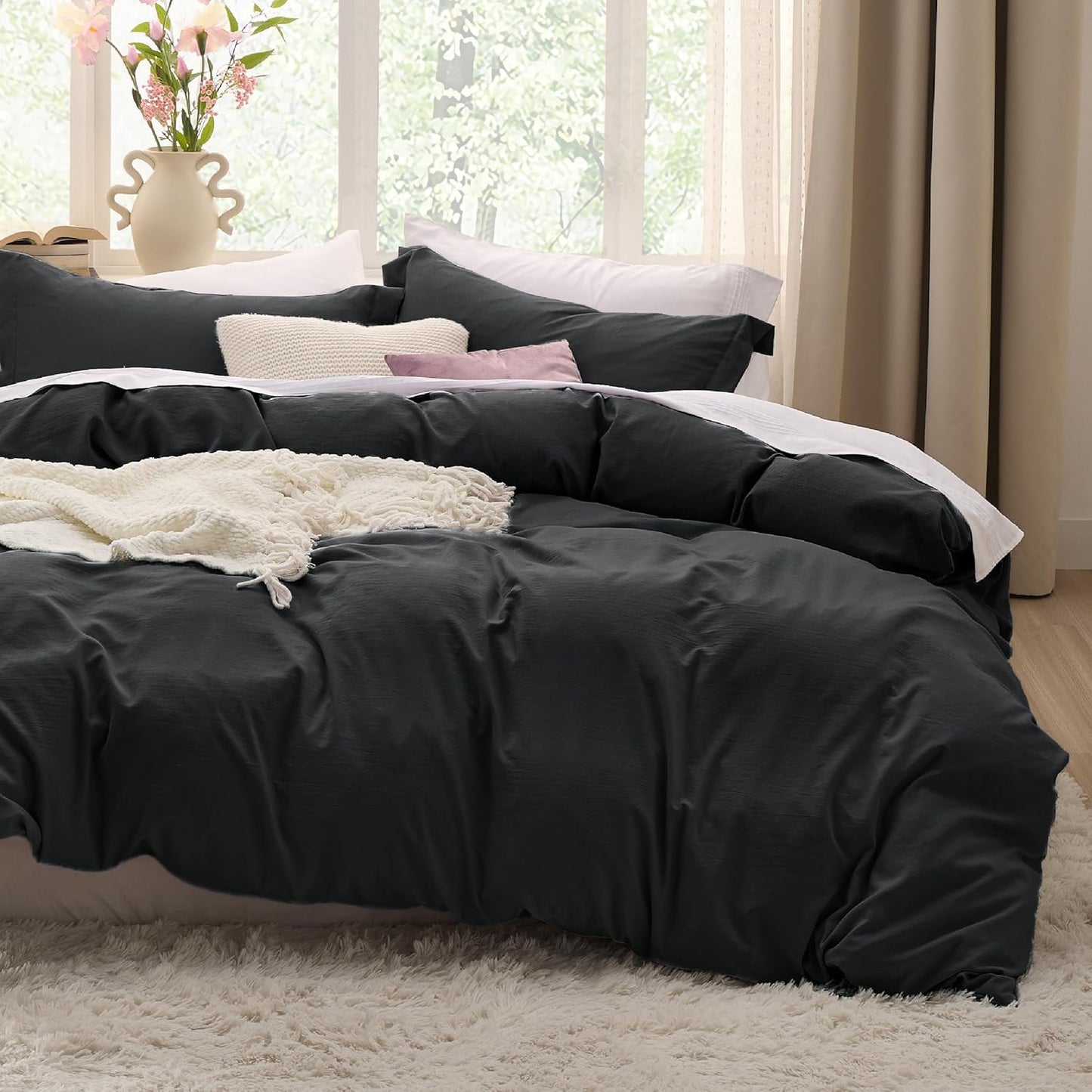 Queen (90" x 90")08 - Black