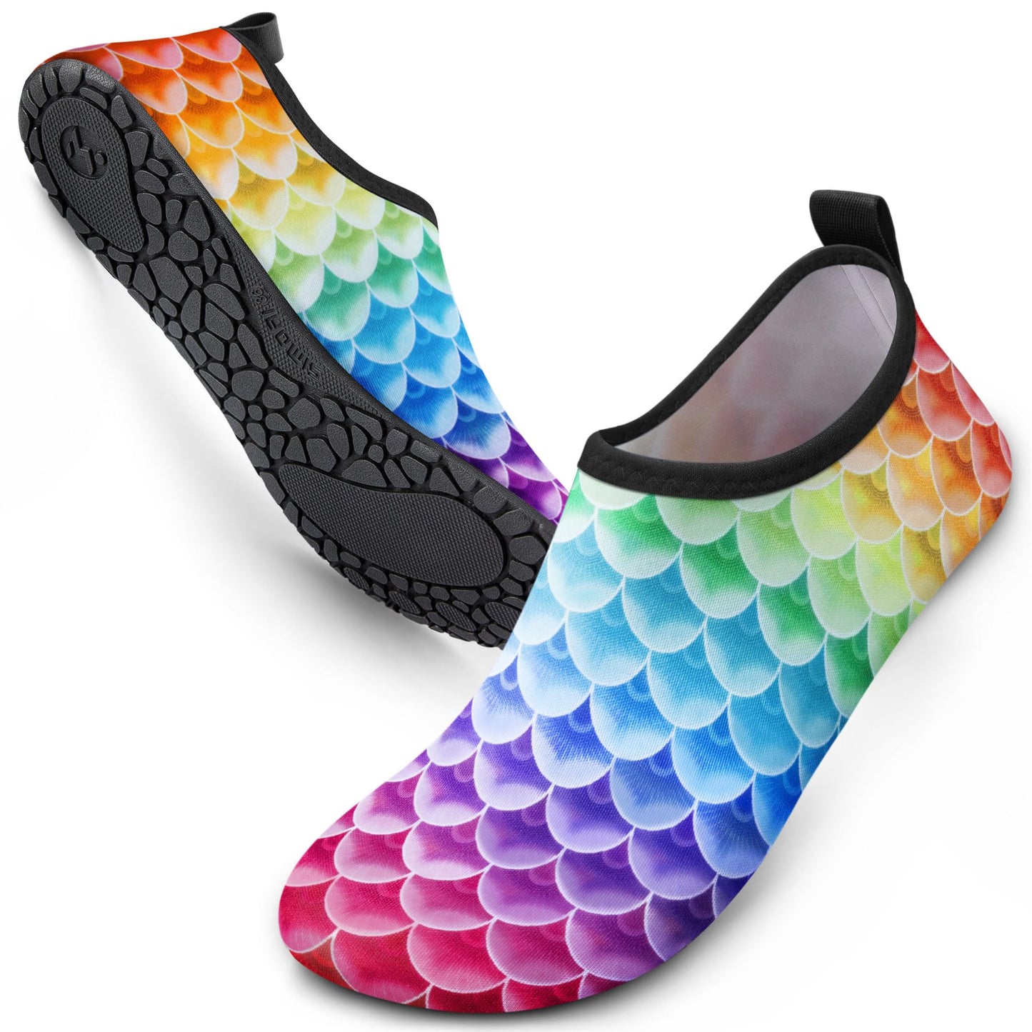 SIMARI Water Shoes for Women Men Swim Aqua Socks Beach Pool Essentials Barefoot Surf River Boat Kayak Sea Yoga Sand Exercise Sport Accessories Breathable Quick-Dry Adult Youth Kid Size SWS001