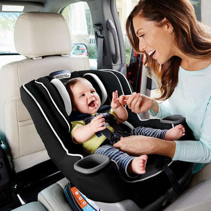 Graco Extend2Fit Kindersitz, 2-in-1 vorwärts- und rückwärtsgerichteter Babysitz, 1,8-30 kg (4-65 lb), Carter
