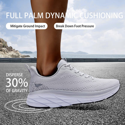 Grand Attack Men's Road Running Walking Shoes | Max Cushioned Comfort | Durable Non-Slip | Breathable Athletic Tennis Cross-Training Sneakers