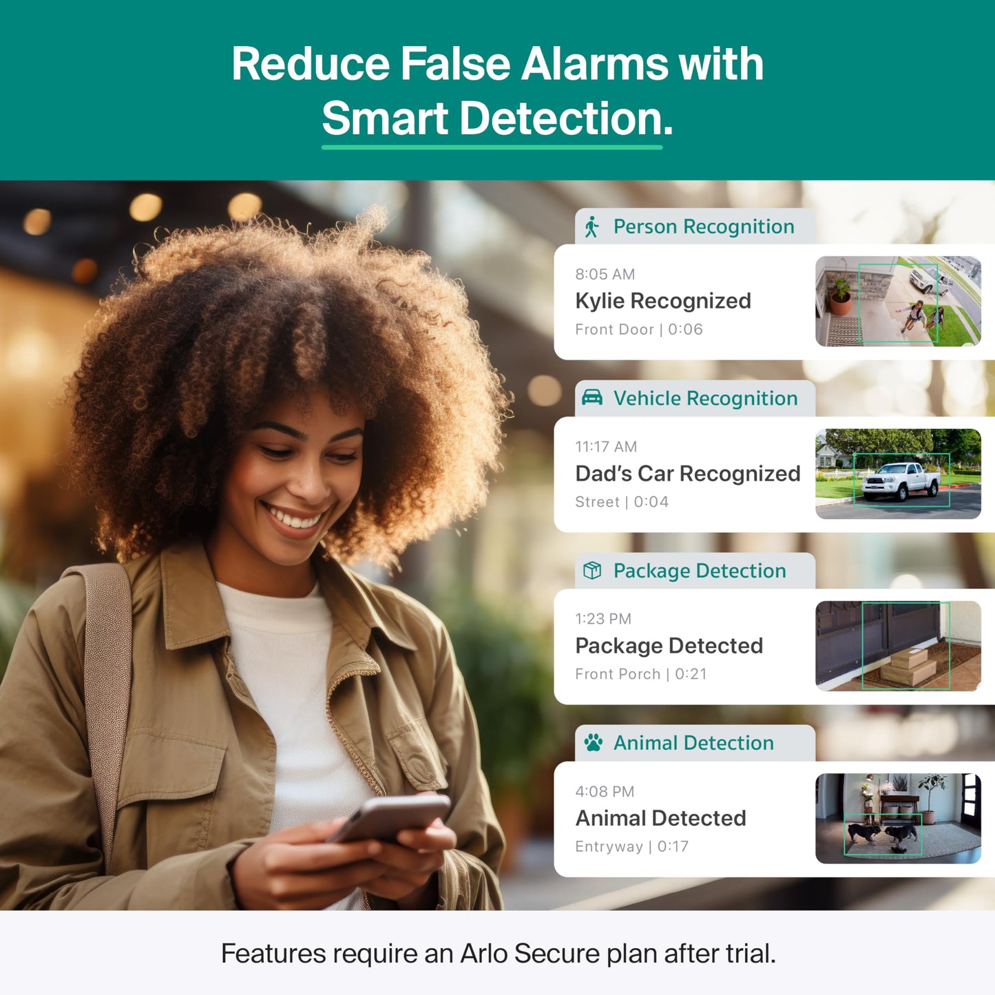 Security Camera Outdoor Wired 2-Pack - Arlo Essential 2K Surveillance Camera with Person Detection, Package Alert, Color Night Vision, 2-Way Audio, Weather Resistant, Motion Detection