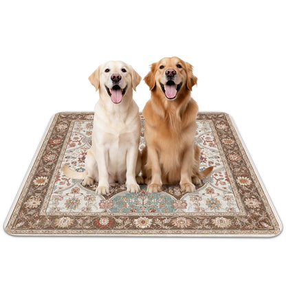 INVENHO Washable Pee Pads for Dogs 72"x72" Reusable Dog Pads Extra Large Upgrade Non-Slip Dog Pee Pads Heavy Absorbency Puppy Pee Pads Quick Dry Whelping Pads/Waterproof Puppy Training Pad