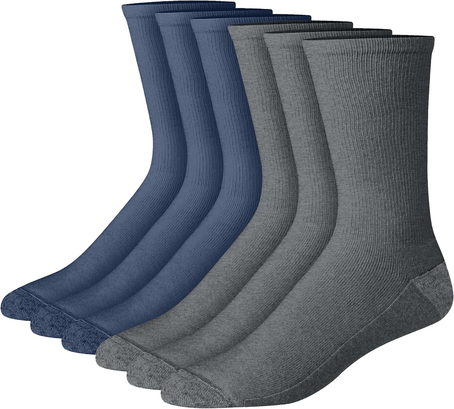6-12Bleu marine/anthracite - Lot de 6