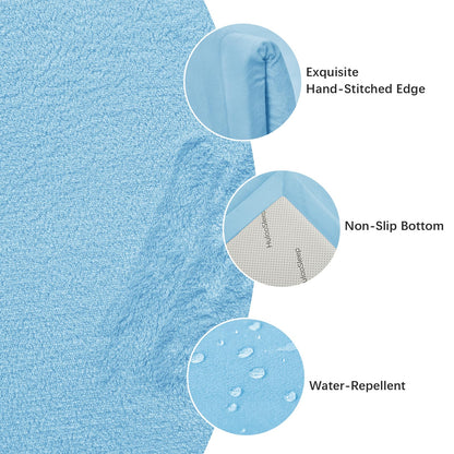 Huloo Sleep Ultra Soft Baby Spielmatte für den Boden, 3,3 cm dicke Elasti-Foam 127x127 cm Laufgittermatte für Kleinkinder, rutschfeste Rückseite, sicher zum Krabbeln und für die Bauchlage, Tatami-Stil (Dunkelgrau)