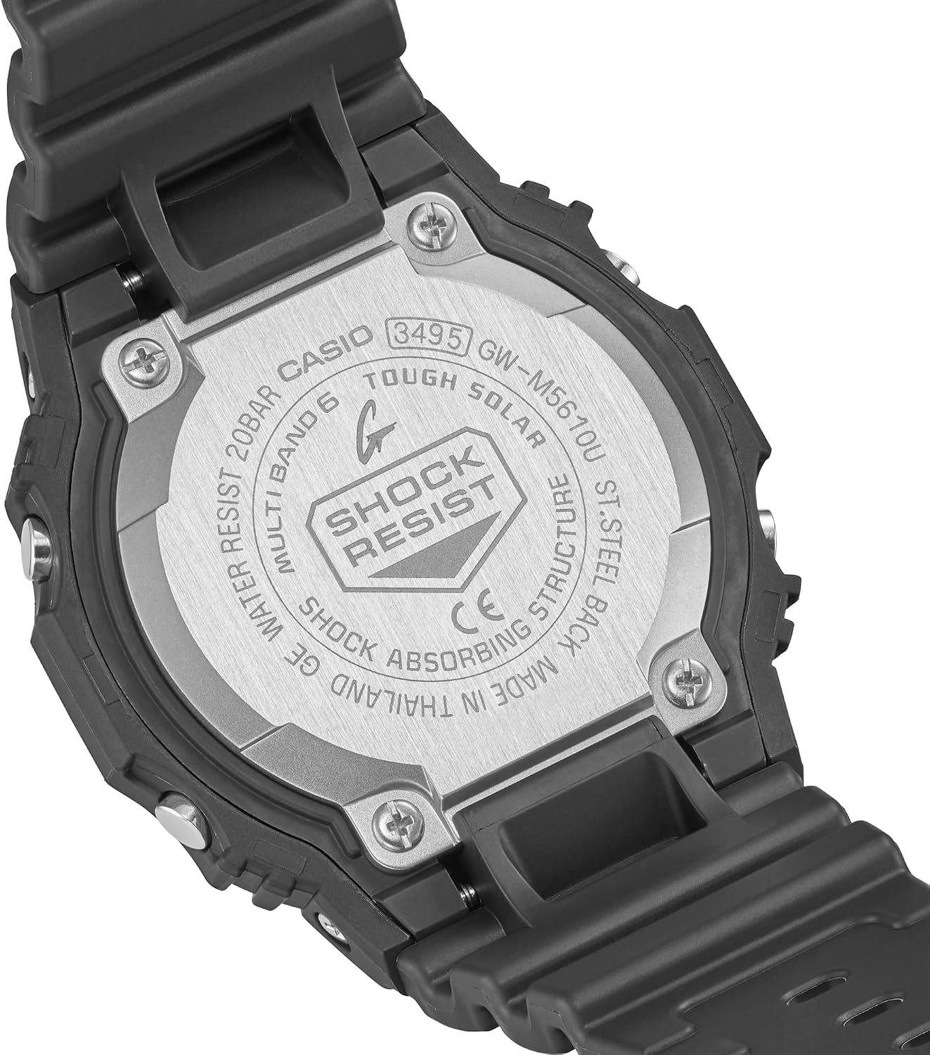 Casio G-Shock GWM5610-1 Men's Solar Black Resin Sport Watch