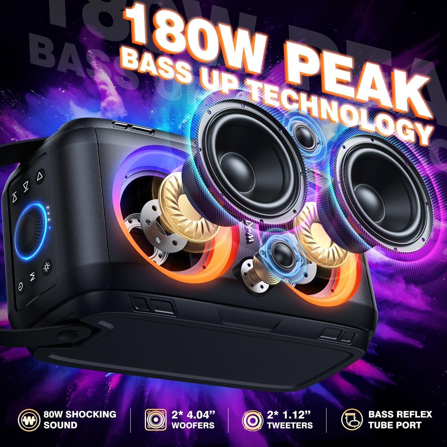 W-KING Bluetooth Speaker: A Party in a Box