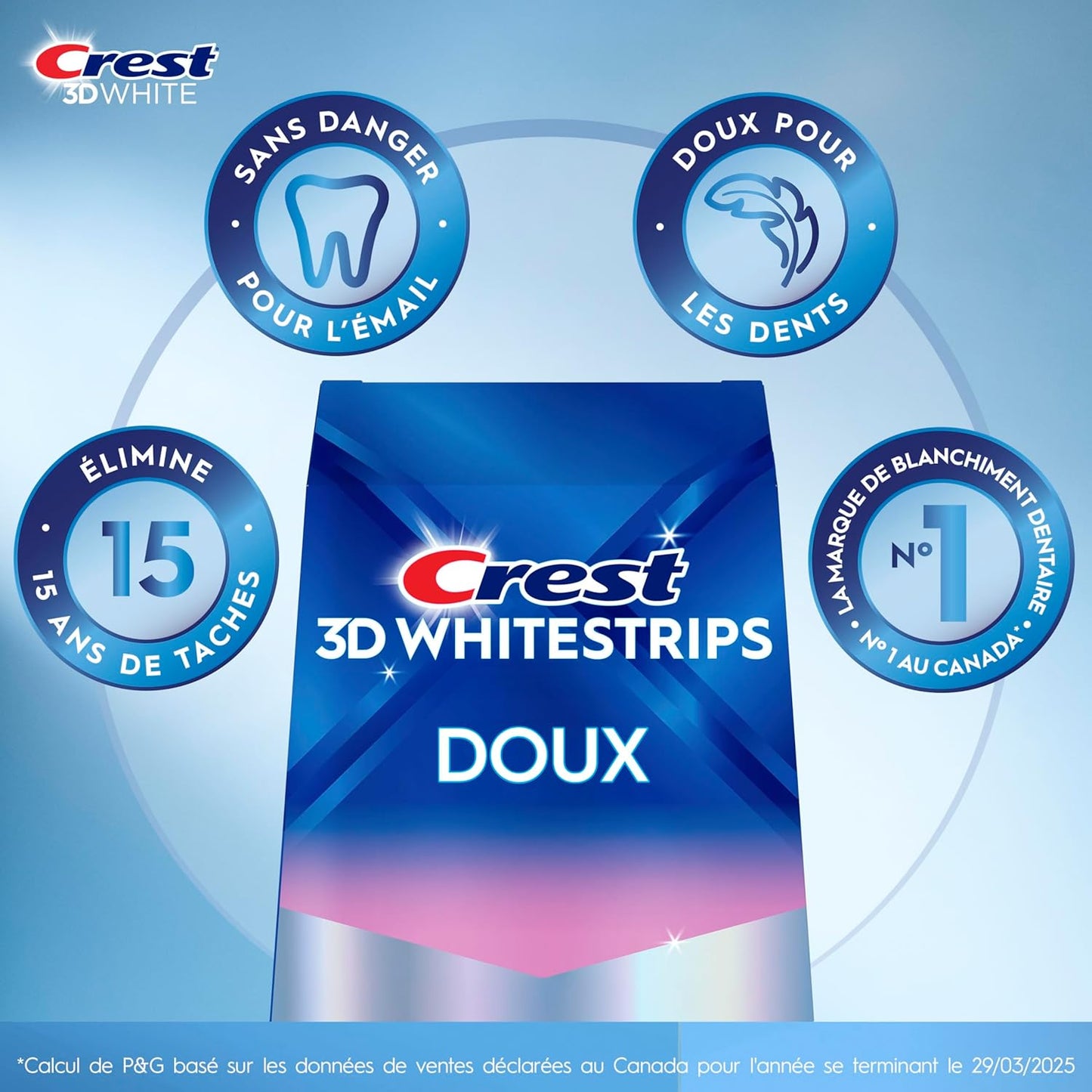 Crest 3D Whitestrips Age Renew Zahnaufhellungs-Kit für zu Hause, 21 Anwendungen, 28 Stufen weißere Zähne