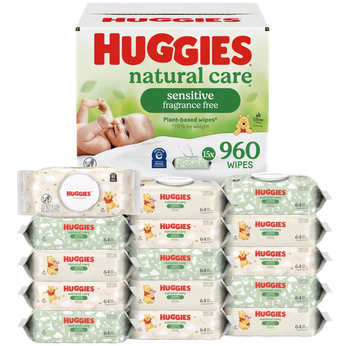 64 Count (Pack of 15)