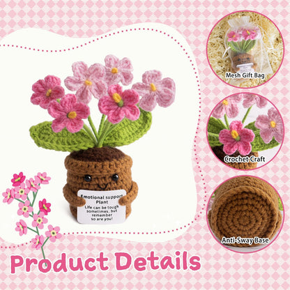 MS ZHENQIAO Handmade Positive Flower Crochet