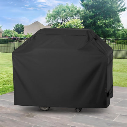 UNICOOK BBQ Abdeckung 60 Zoll, Hochleistungs-Wasserdichte Grillabdeckung, Spezielle Licht- und UV-beständige Outdoor-Grillabdeckung, Grillzubehör Kompatibel mit Weber Char-Broil Nexgrill und mehr