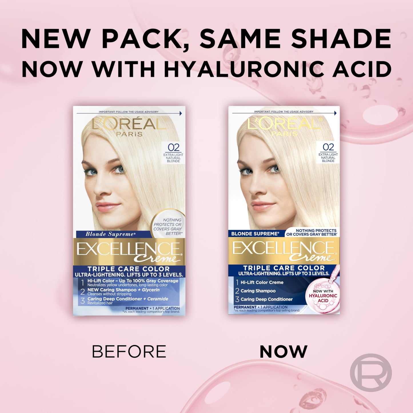 L'Oréal Paris Excellence Crème Permanente Haarfarbe, dreifache Pflegehaarfarbe mit Hyaluronsäure für 100% Grauabdeckung, 4AR Dunkles Schokobraun, 1 Packung (Verpackung kann variieren)