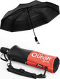 Repel Windproof Travel Umbrella - Compact & Withstands Winds up to 100MPH , Strongest Premium Auto Folding Umbrella for Rain and Sun - Durable, Light & Portable for Women & Men , Fits Backpack & Cars
