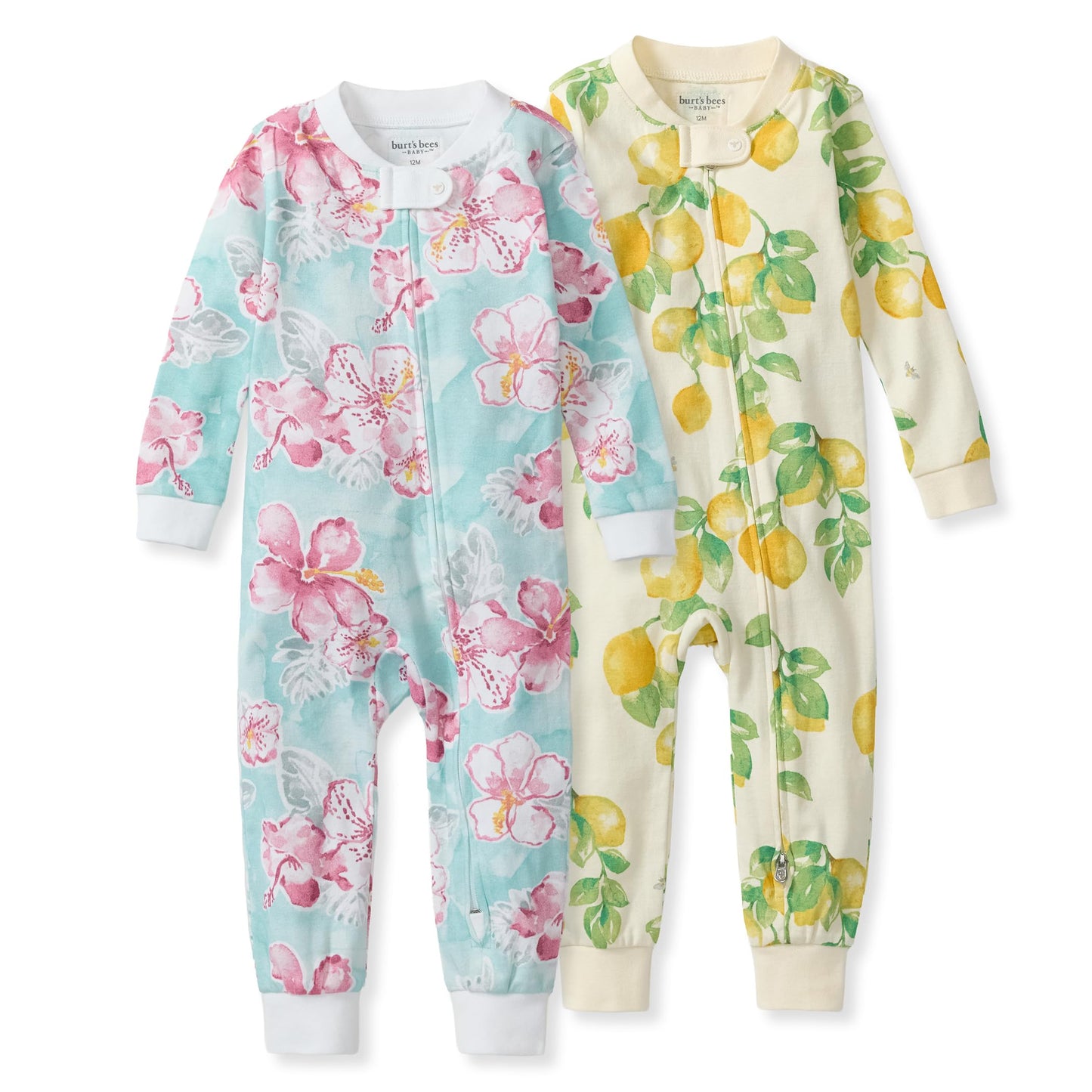 Burt's Bees Baby Unisex Footless Sleeper Pajama 100% Organic Cotton Snug-Fit 1-Piece Zip-Up Jumpsuit for Toddlers