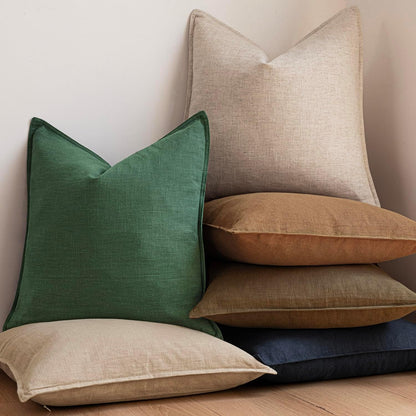 Elevate Your Space with Foindtower's Pine Green Throw Pillow Covers