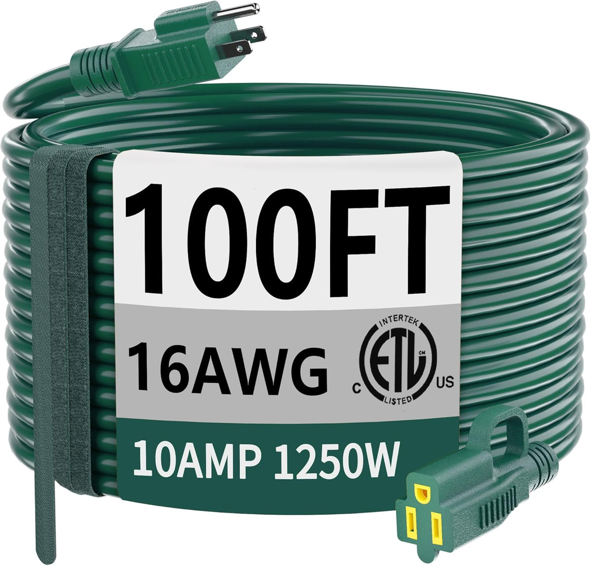 100FTGreen16AWG