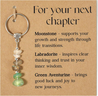 Sensemory Retirement Gift For Woman Keychain, Coworker Leaving Gifts For Teacher, Nurse, Daughter Graduation, College Gift, Farewell, Promotion, New Job Key Chains, Friend Going Away Stocking Stuffers