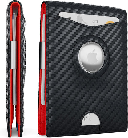 Carbon OrangeAirTag Clip