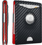 Carbon OrangeAirTag Clip