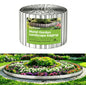 2-Inch x 66 FT Landscape Edging Border with 100 Spikes, No Dig Garden Border Edging Kit, Plastic Edging Border Flexible for Garden Flower Beds Lawn Yard Paver Pathway (Black)