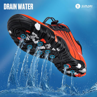 SIMARI Wasserschuhe für Damen und Herren, Badeschuhe, Strandschuhe, schnelltrocknend, Barfußschuhe, Wanderschuhe, Surfschuhe, Laufschuhe, Kajakschuhe